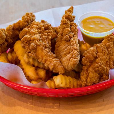 Fried chicken tenders.