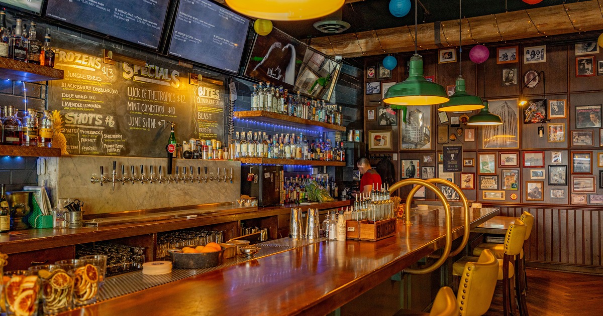 Bar area
