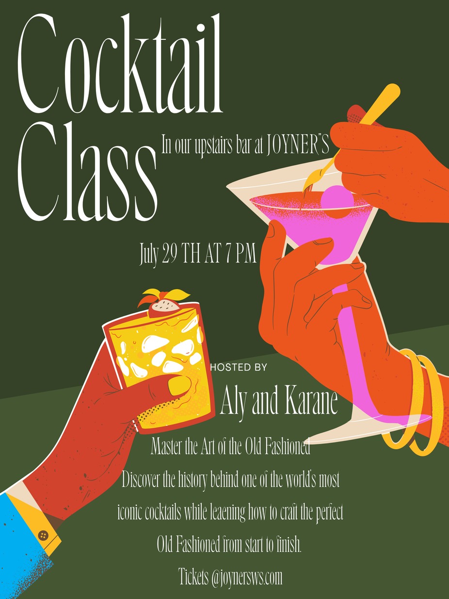 Cocktail class event photo