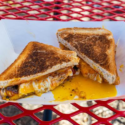 All Day Bacon, Egg and Cheese sandwich.