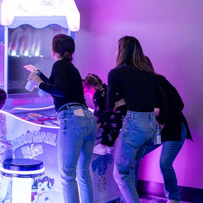 People playing games.