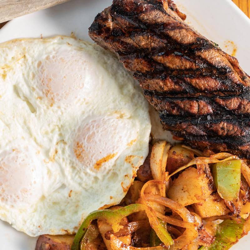 Tri-Tip Steak and 3 Eggs photo