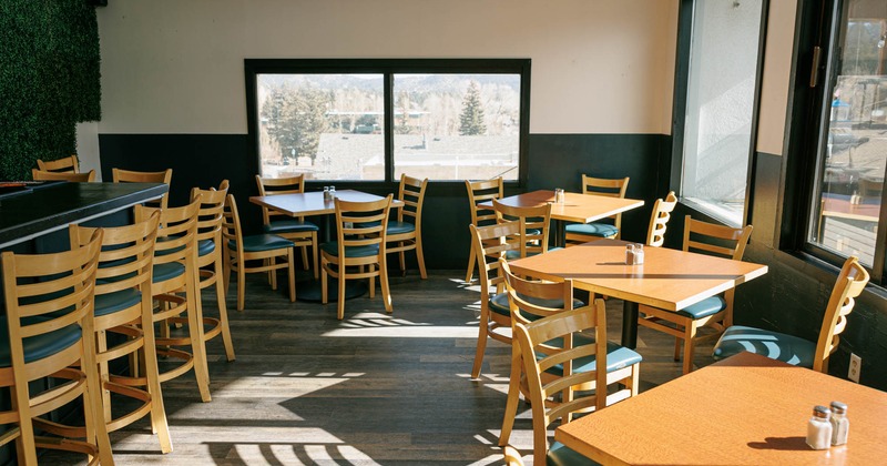 Interior seating area