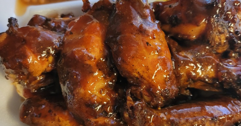 Chicken wings and sides