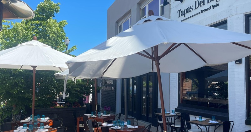 Outdoor seating area