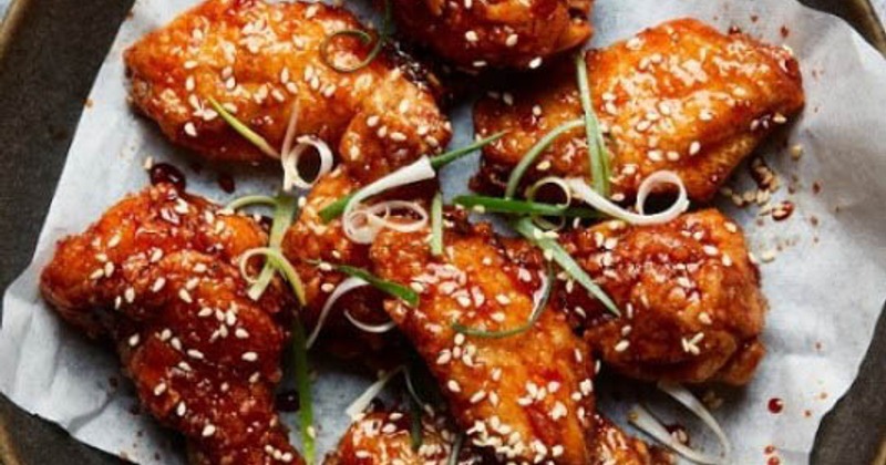 Korean fried chicken wings
