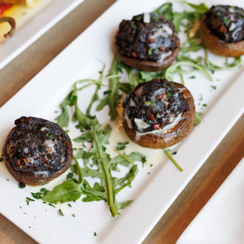 menu item 18 of 19, Seafood Stuffed Mushrooms