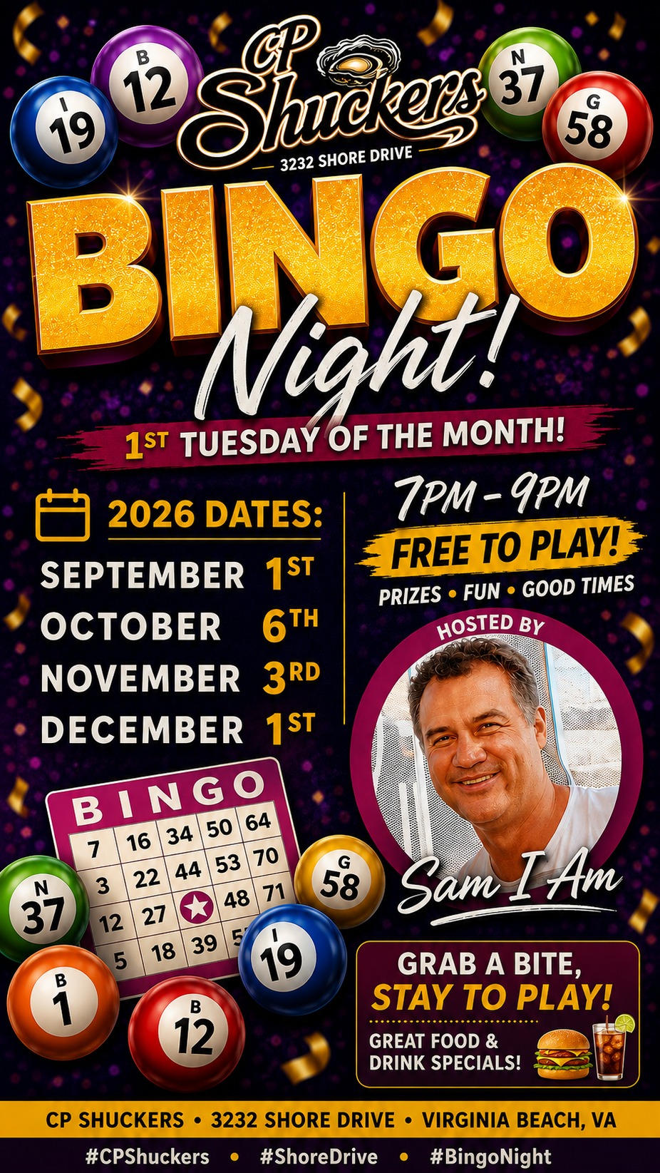 Monthly Bingo Night event photo