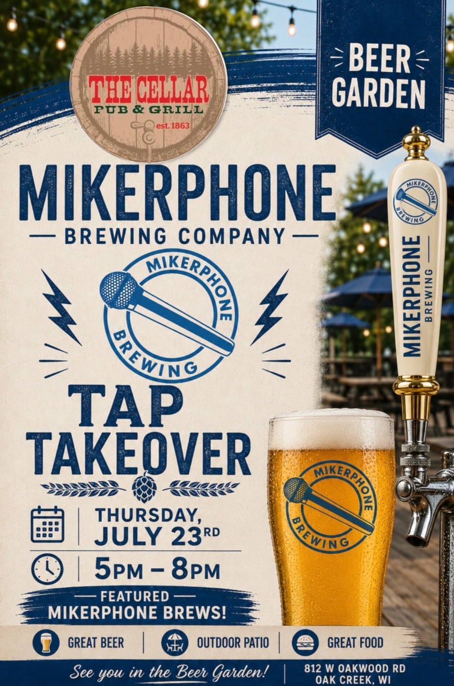 Beer Garden-Mikerphone Brewing Company event photo