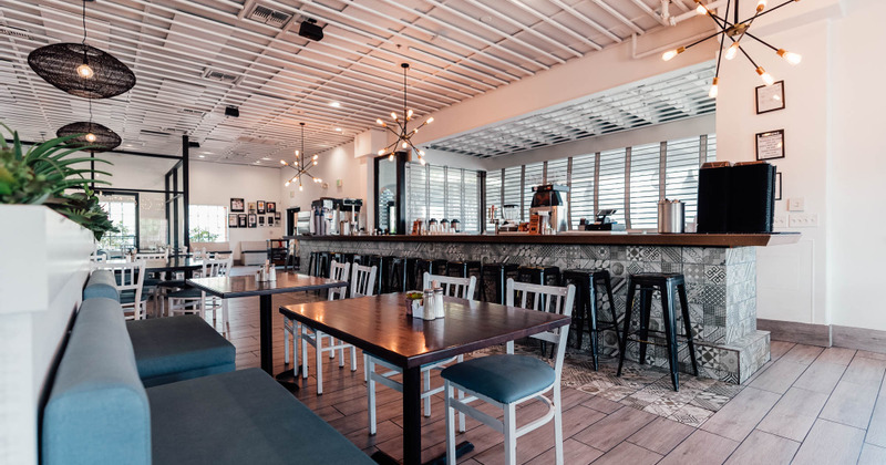 Tables ready for guests