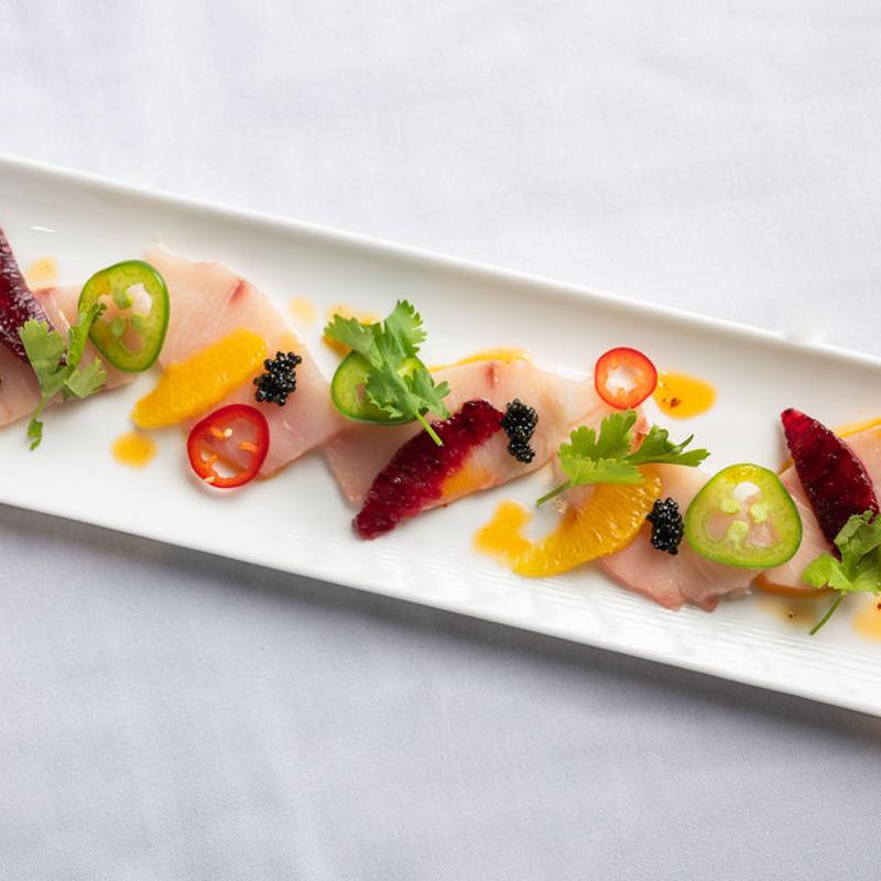 Hamachi Crudo photo