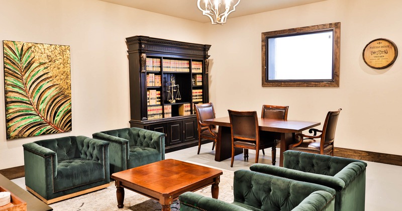 Interior, seating area