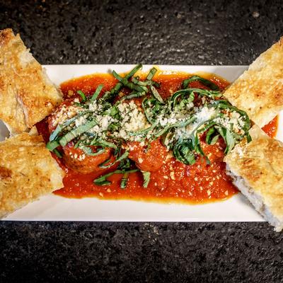 Nonni's Homemade Meatballs, photo taken from above
