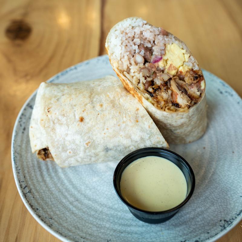 menu item 7 of 38, Peruvian Chicken Breakfast Burrito