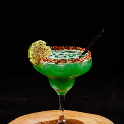 Green cocktail.