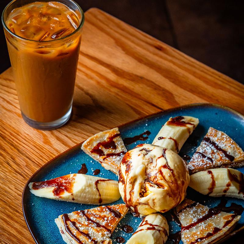 Chocolate Banana Roti photo