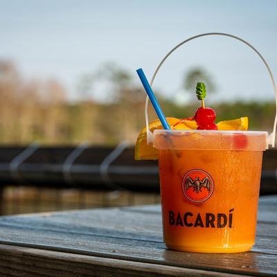 Bucket of Rum Runner cocktail.
