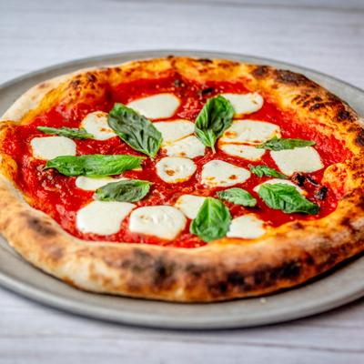 The Margherita pizza.