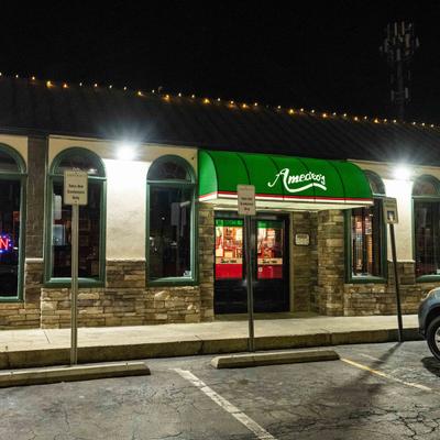 Amedeo's Italian Restaurant outside.