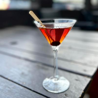 Black Cherry Manhattan cocktail.
