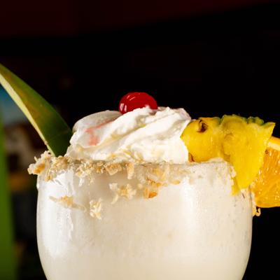 Pina Colada cocktail.