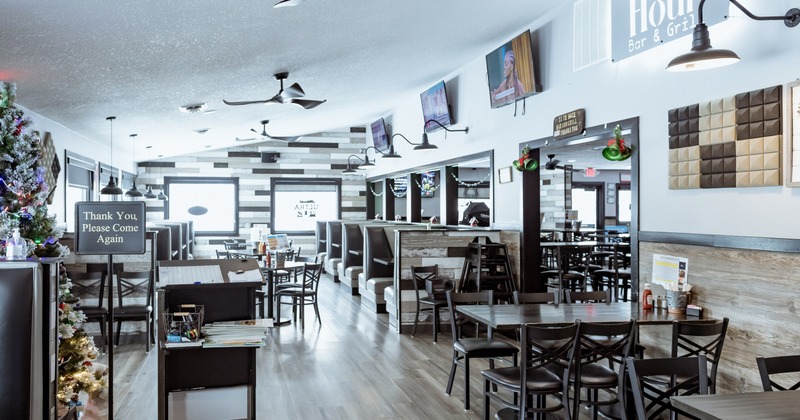 Interior, seating space