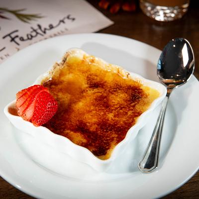 Creme brulee.