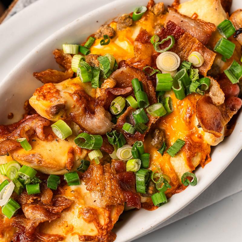 menu item 9 of 14, Baked Perogies