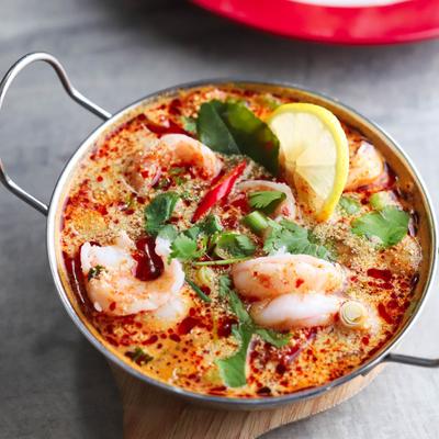 Shrimp tom yum.
