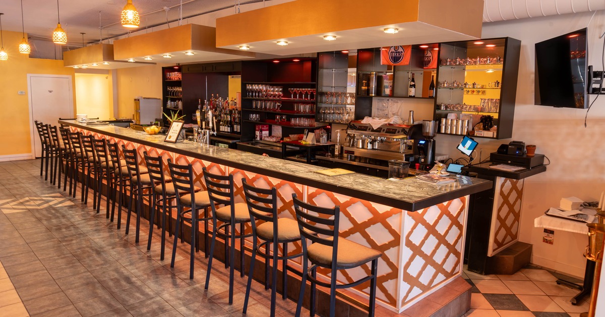 Interior, bar area