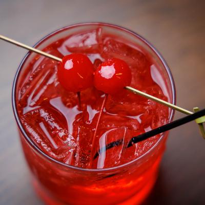 Dirty Shirley cocktail.