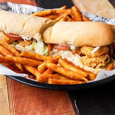 Fried Shrimp Poboy.