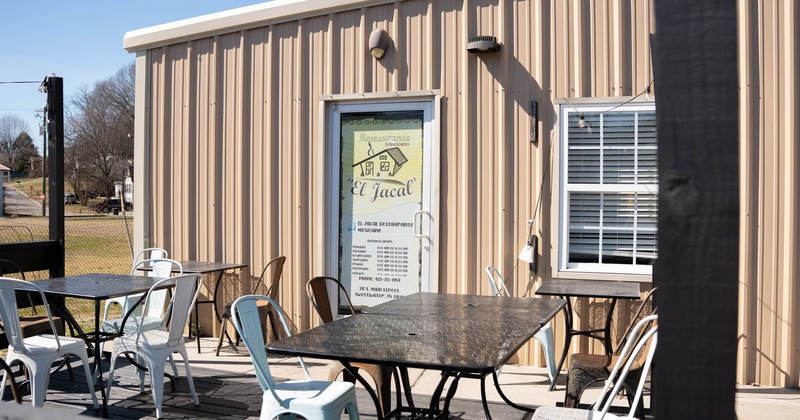 Exterior seating area