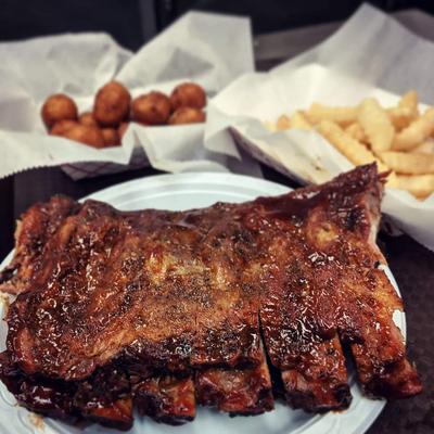 Wednesday special - ribs with sides.