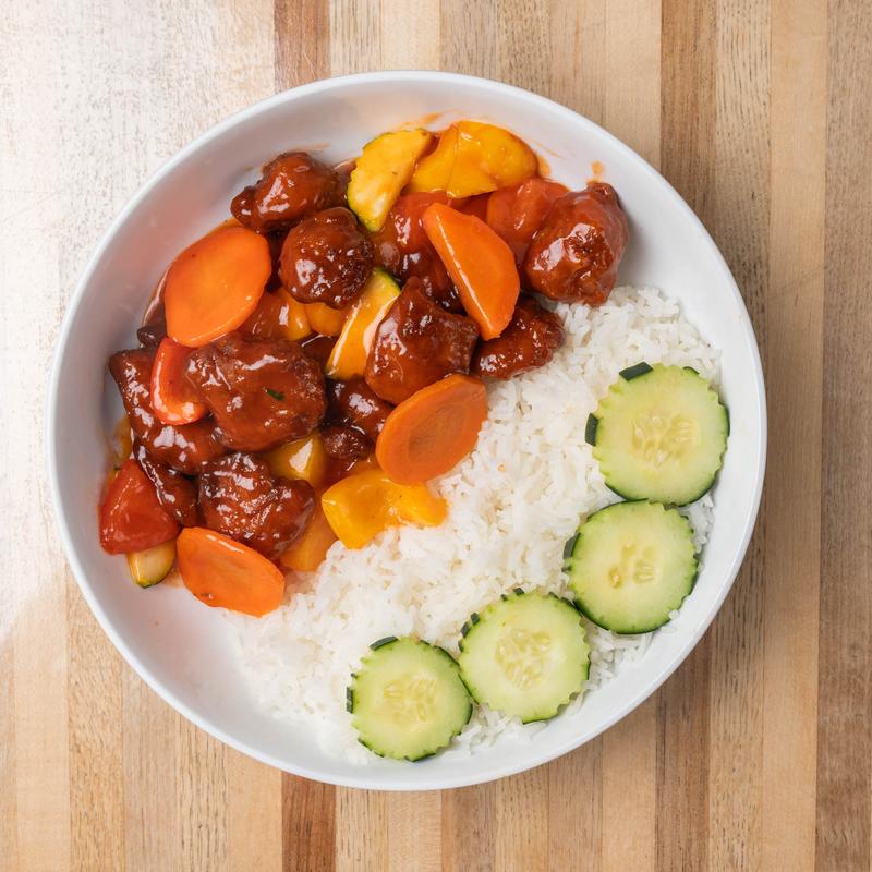 menu item 8 of 24, Pad Priew Wan (Thai Sweet & Sour Chicken)