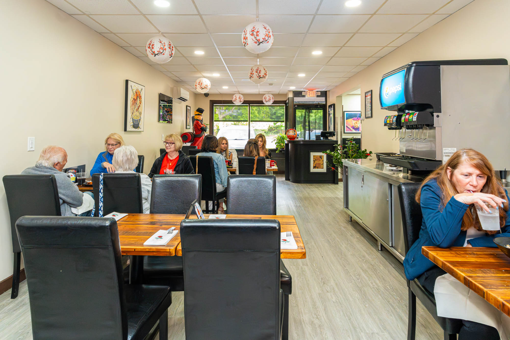 Rice bowl with a side of cucumbers and seaweed