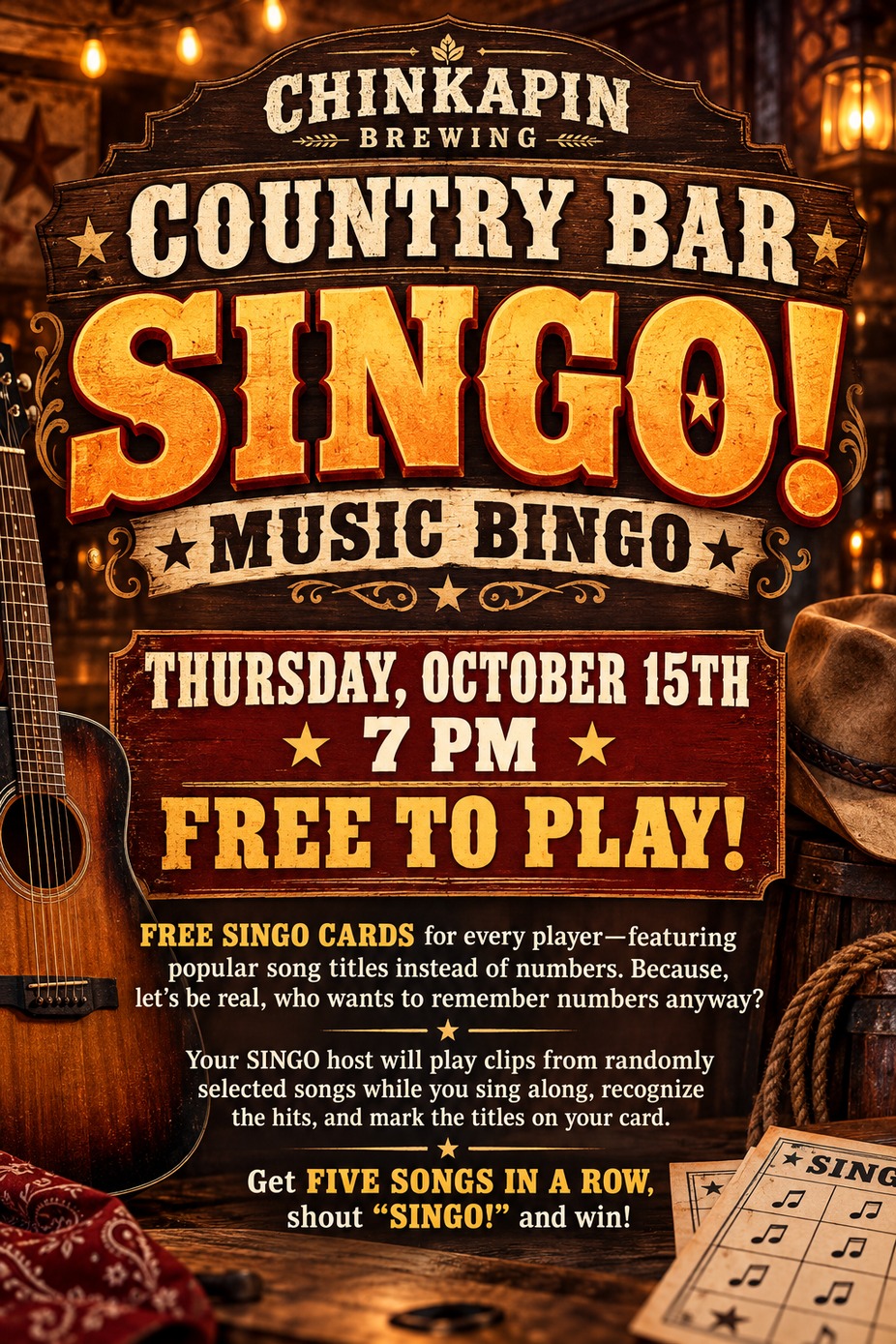 Singo Theme Country Bar event photo