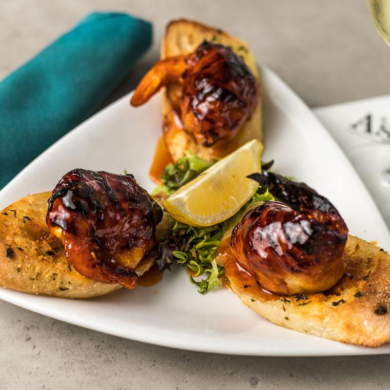 Stuffed Sweet Bourbon Shrimp photo