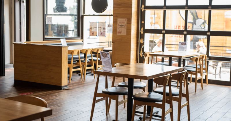 Tables ready for guests