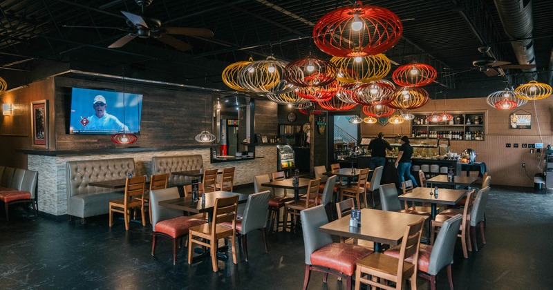 Interior, dining area