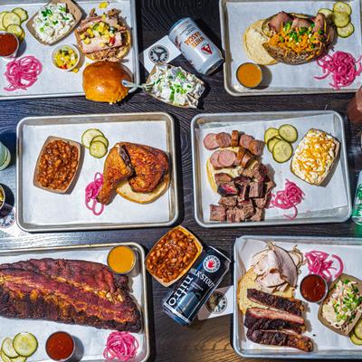 Barbecue platters, sandwiches, catering.