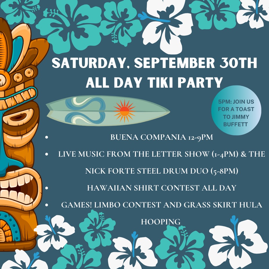 1st Anniversary Weekend Party! All Day Tiki Party event photo