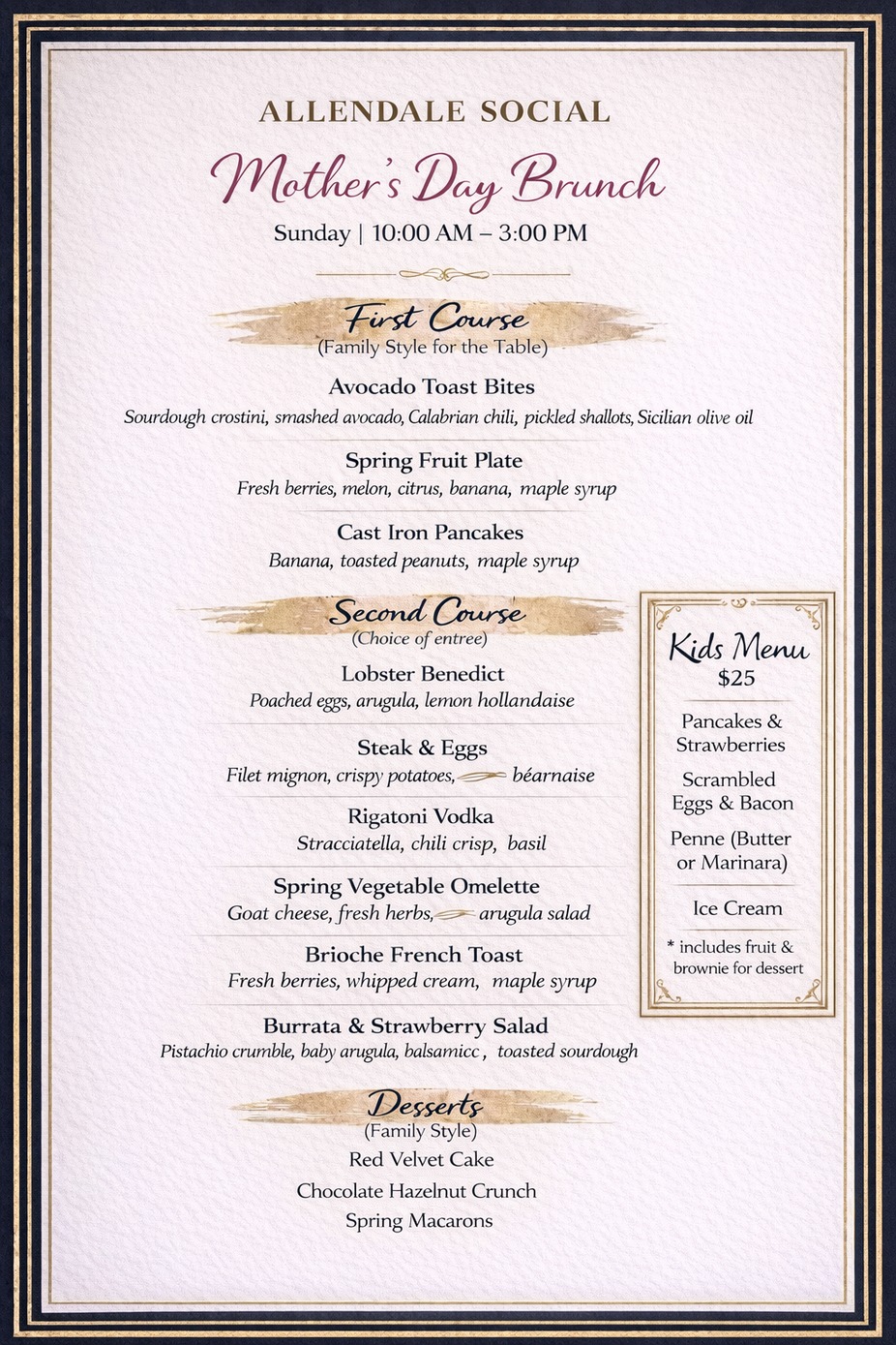 Mother's Day Brunch event photo