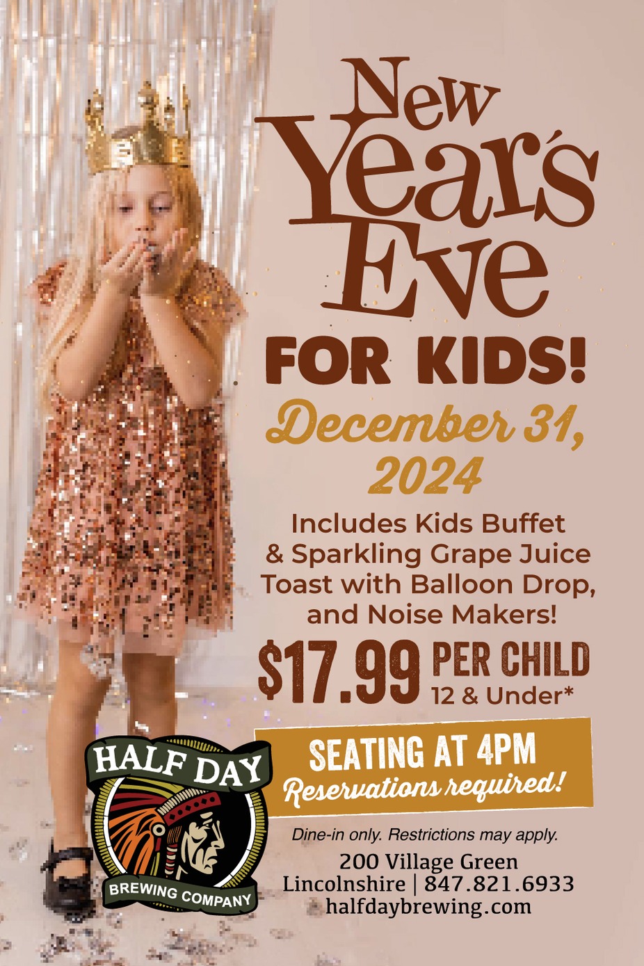 Kids New Years Eve Party event photo