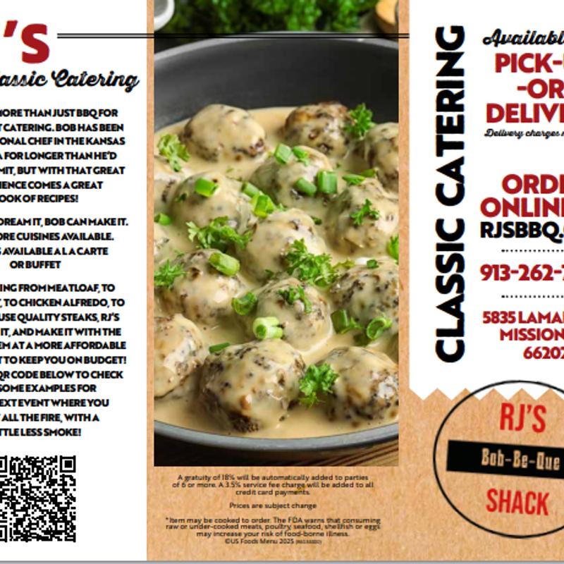 menu item 61 of 92, Classic Catering  Menu