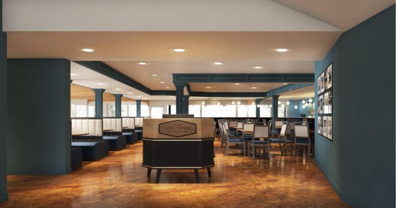 Interior, dining area