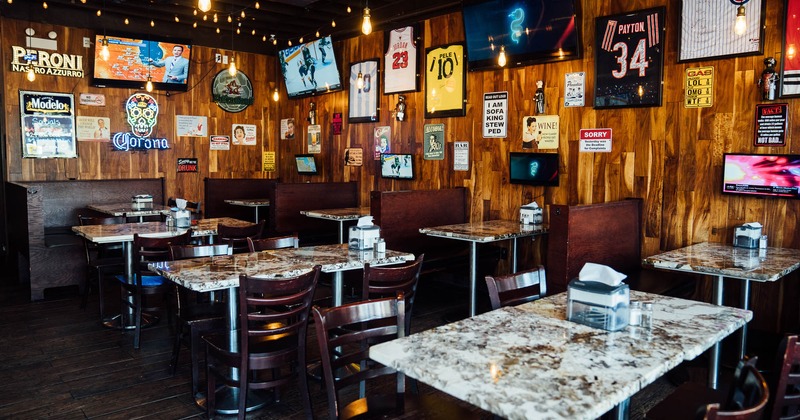 Interior, main seating area