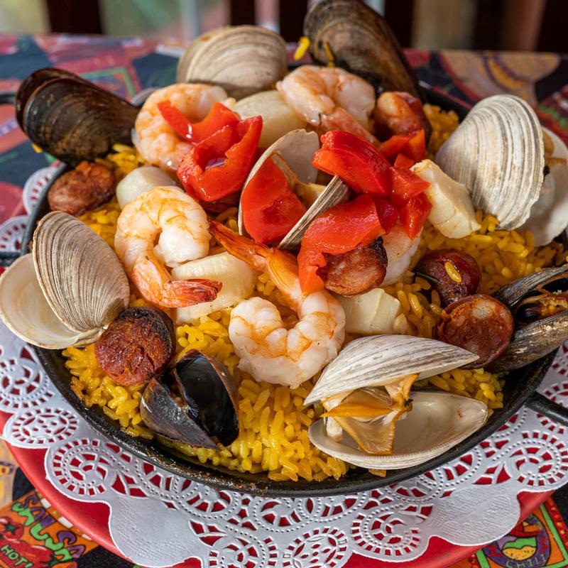 menu item 8 of 8, Paella Valenciana