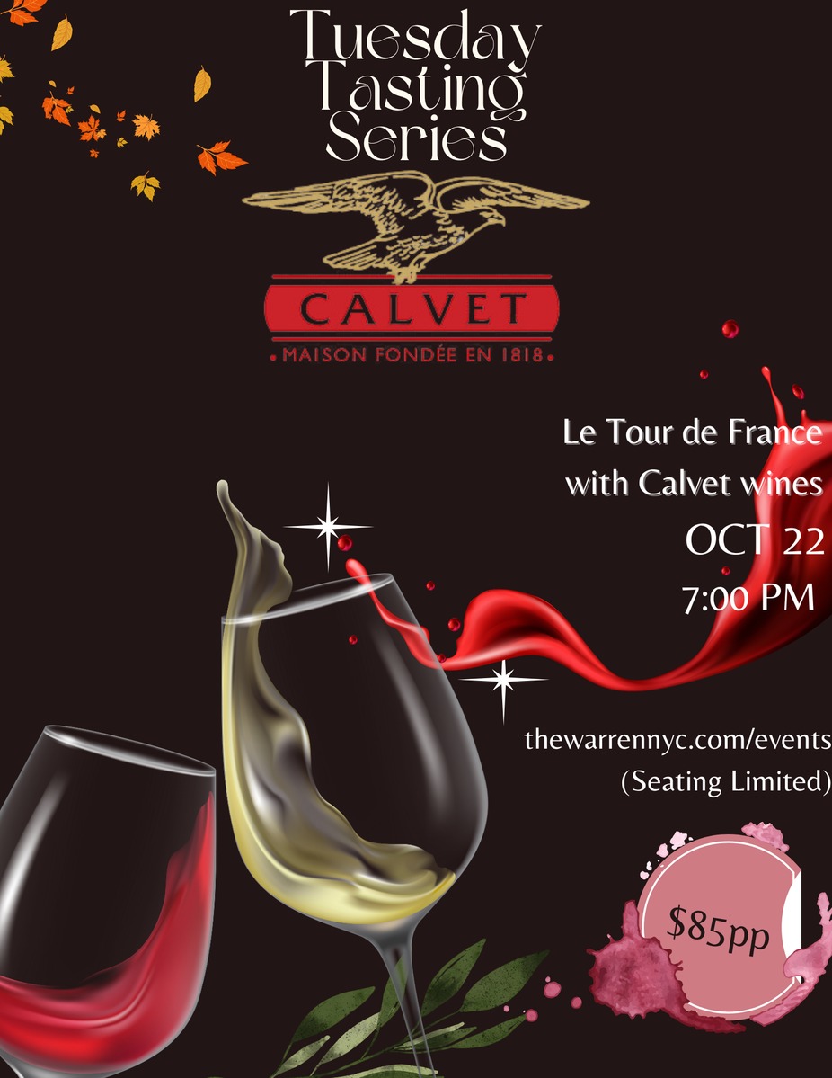 Tasting Tuesday: 10/22 Le Tour de France with Calvet! (New Portfolio) event photo