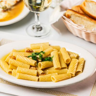 Rigatoni pasta.